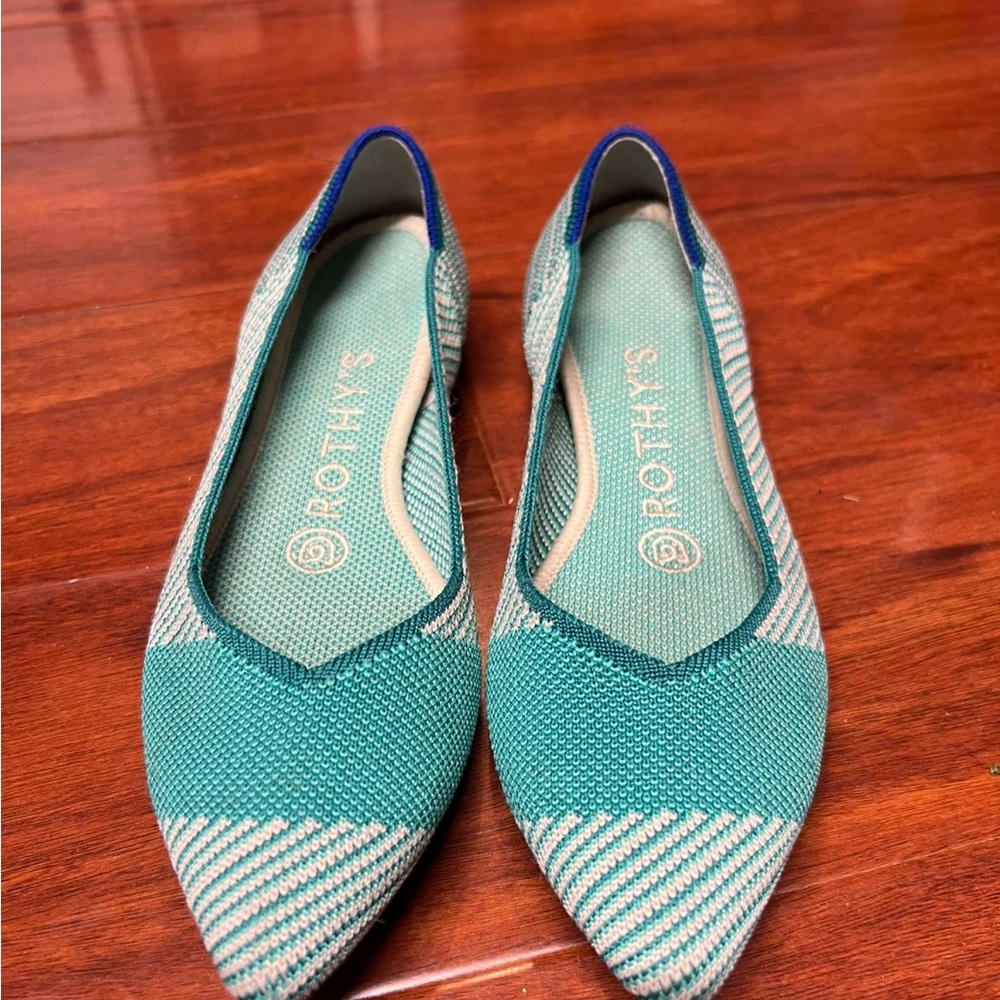 Rothy’s Calypso Green, The Point Flats - image 1